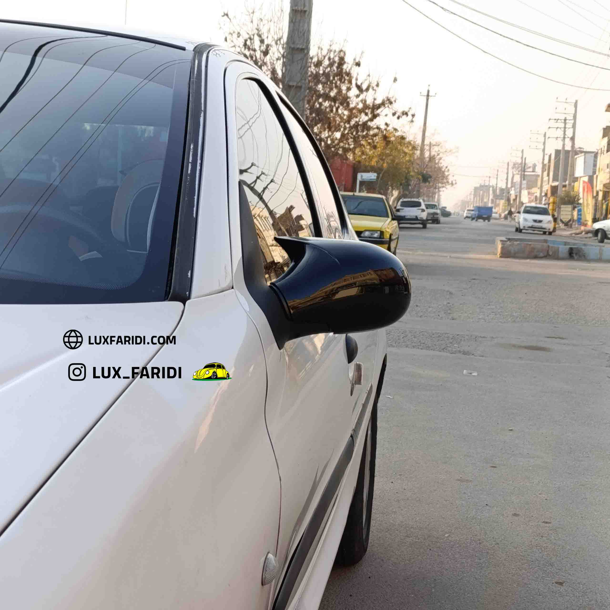 قاب آینه خفاشی پژو 206