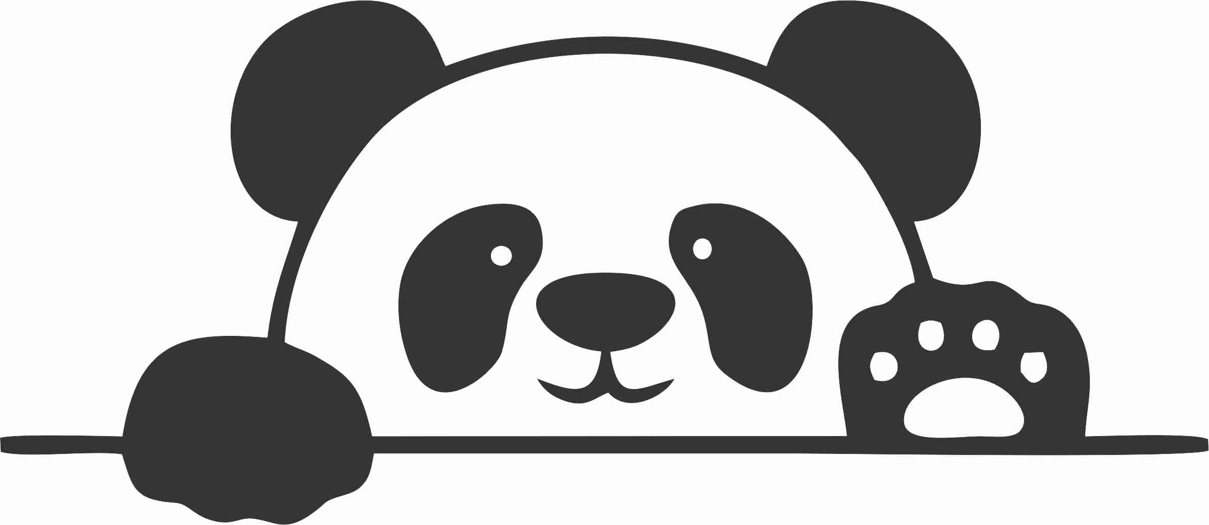 استیکر پاندا مناسب صندوق